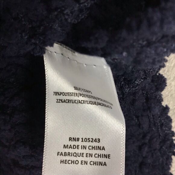 Bobeau Womens M Blue Funnel Neck Pullover Sweater Boucle Chunky Knit NWT - Picture 7 of 16